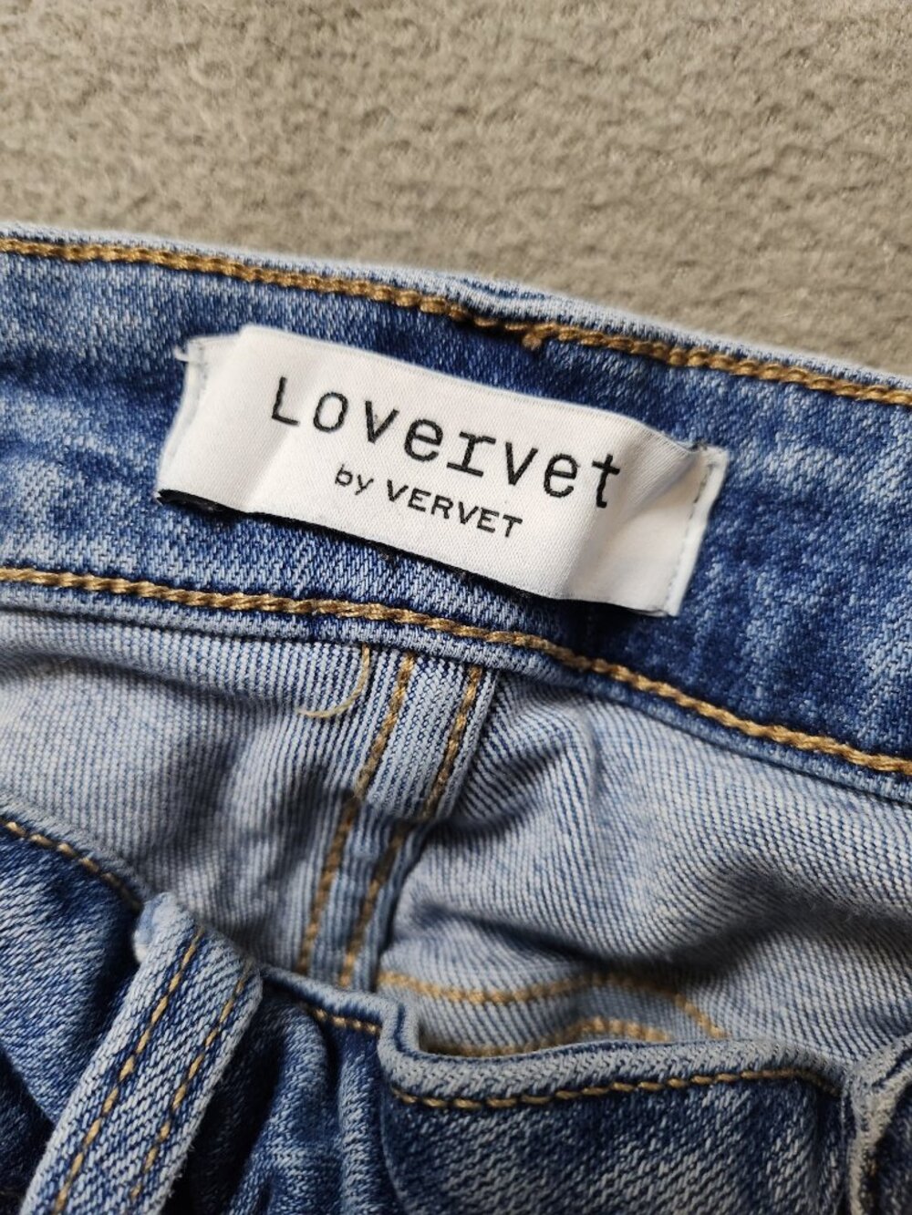 Lovervet by Vervet Light Wash High Rise Distressed Ankle Skinny Jeans Size 20 - Picture 5 of 10